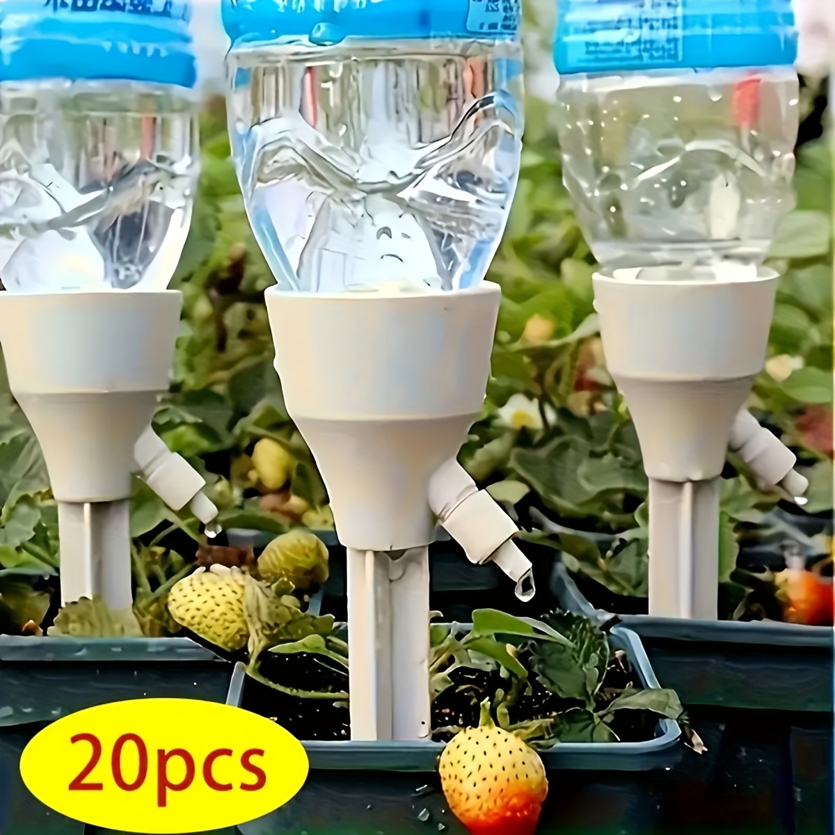 Self Watering Insert - 20개 자동 식물 점적 관개 키트,
